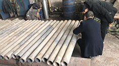 河北鹽山的客戶前來驗收產品 河北鹽山的客戶前來驗收產品