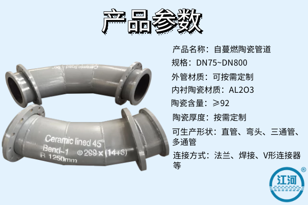 碳鋼內襯陶瓷管